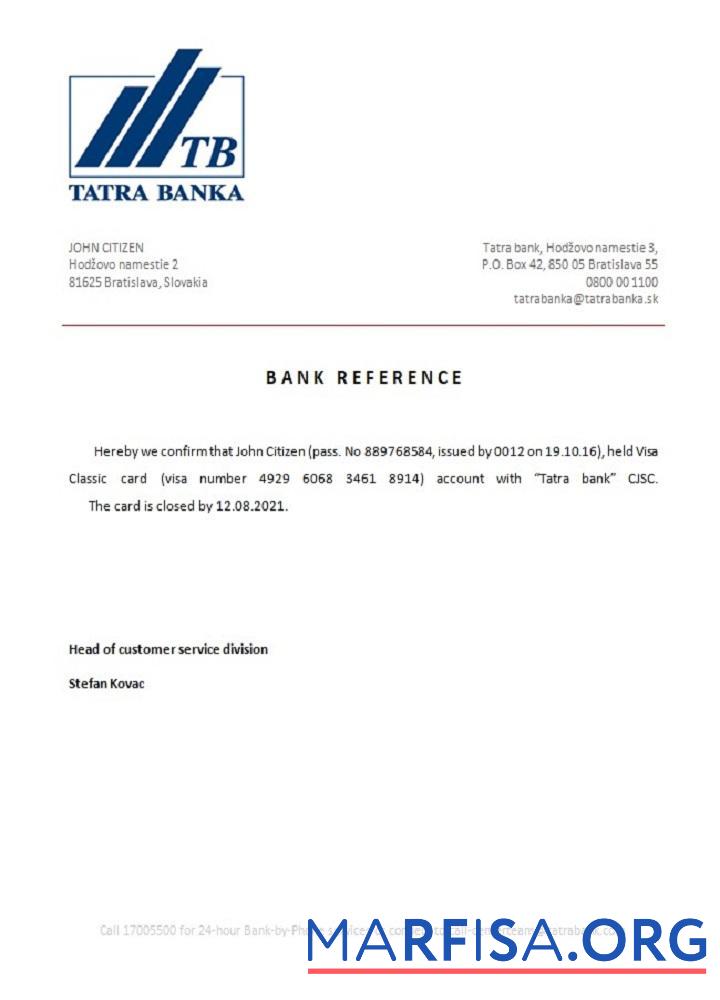 Словакия Tatra Банковский closure Справка макет