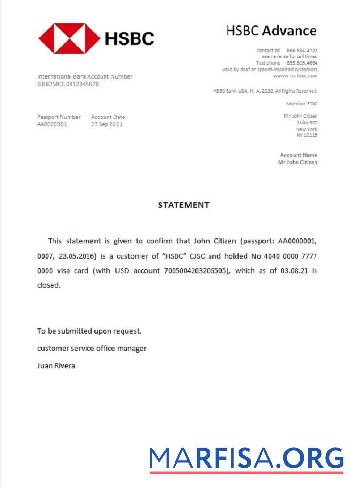 США HSBC closure Справка дизайн