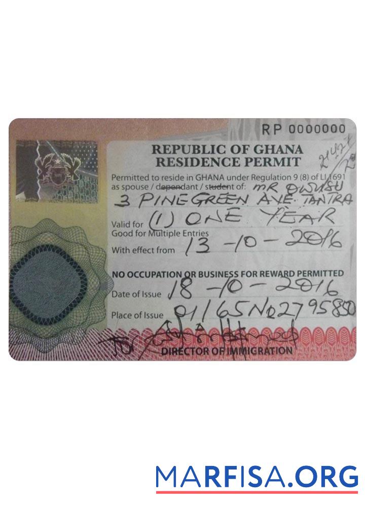 Ghana Wohnsitz Genehmigung Vorschau