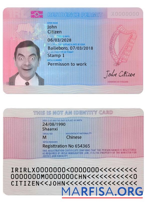 Irland Wohnsitz Genehmigung Design