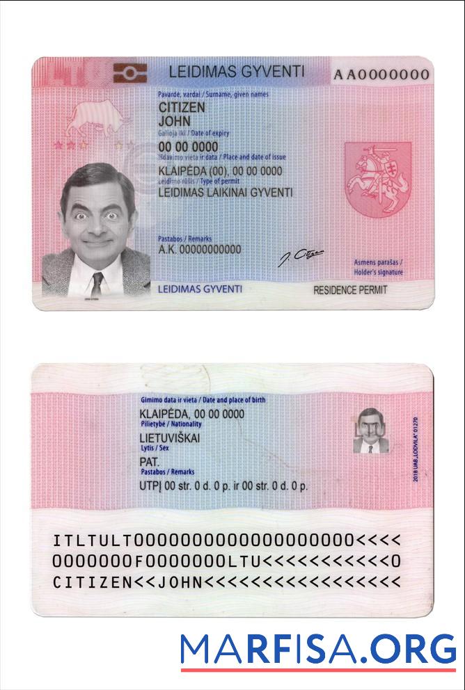 Litva Wohnsitz Karte Vorschau