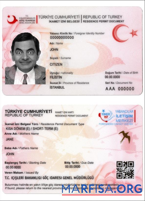 Türkei Wohnsitz Genehmigung Design
