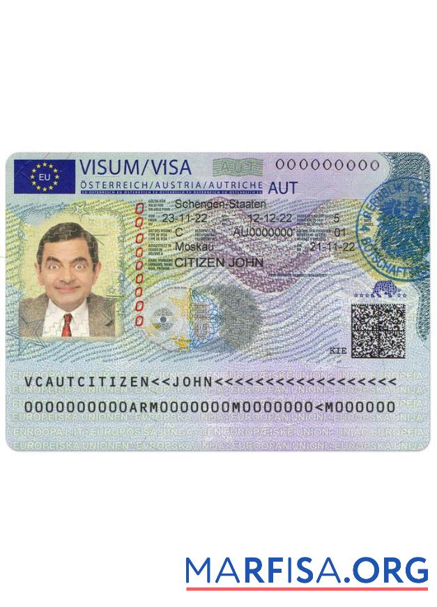 Österreich Schengen Visum From Austrian Embassy (2022) Design