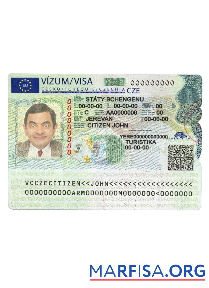 Czech schengen Visum Probe