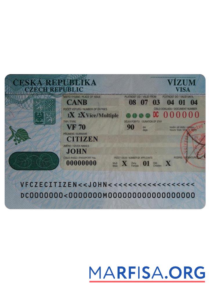 Czech Visum Mockup
