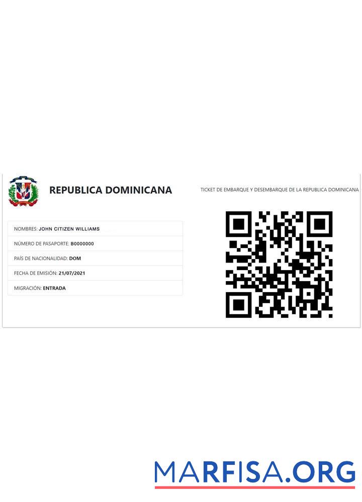 Dominikanische Republik e Visum Design