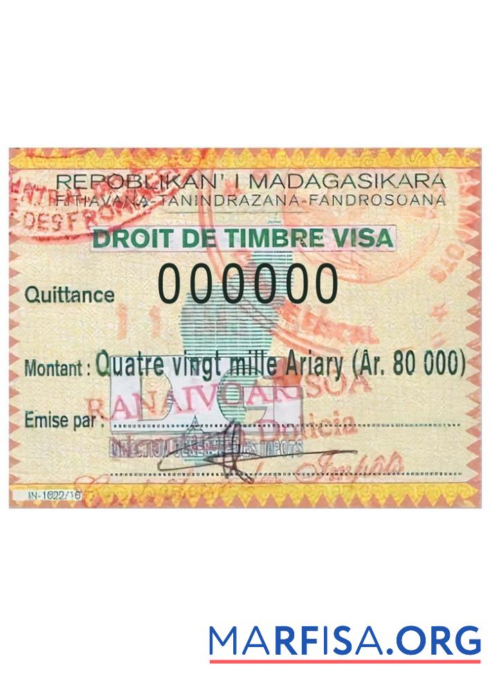 Madagaskar Visum Probe