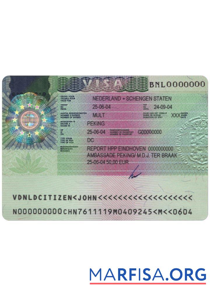 Netherland Visum Design