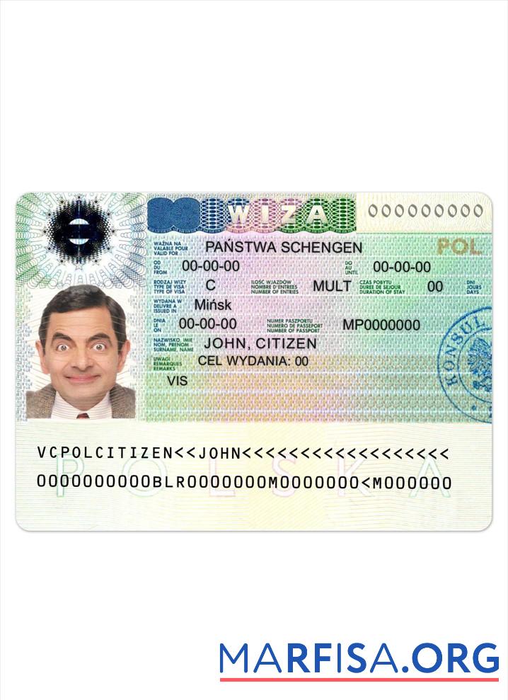 Polen schengen Visum Design