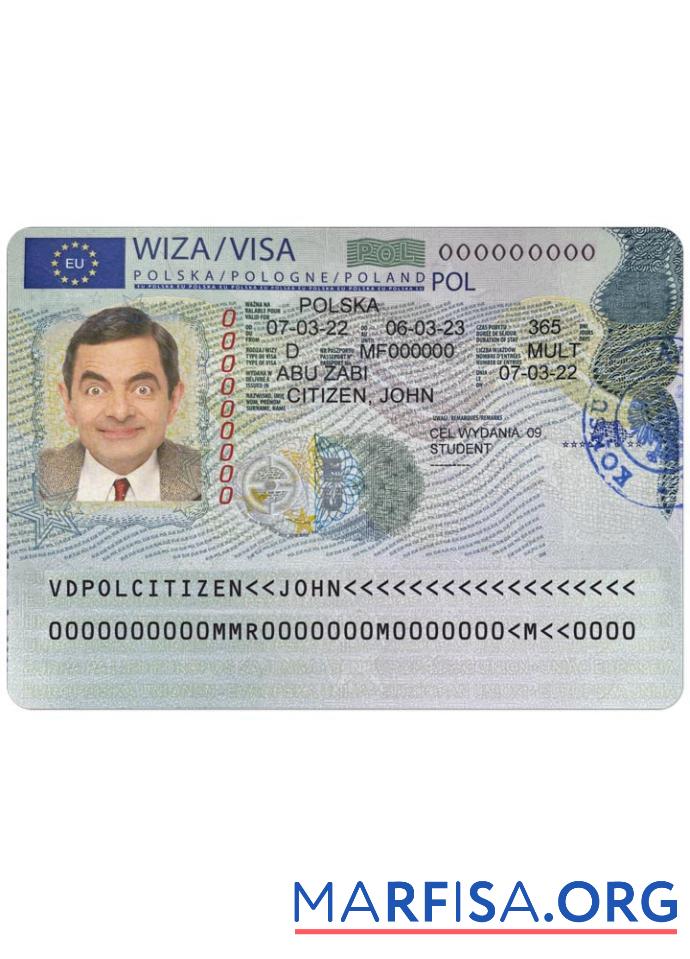 Polen Visum Probe