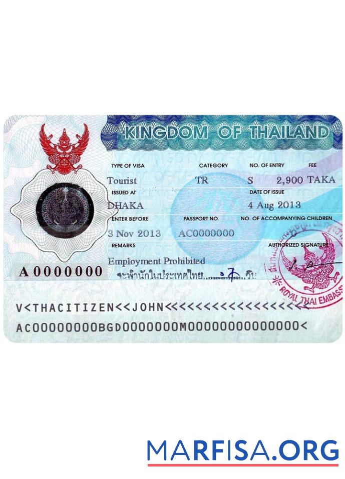 Thailand Visum Design
