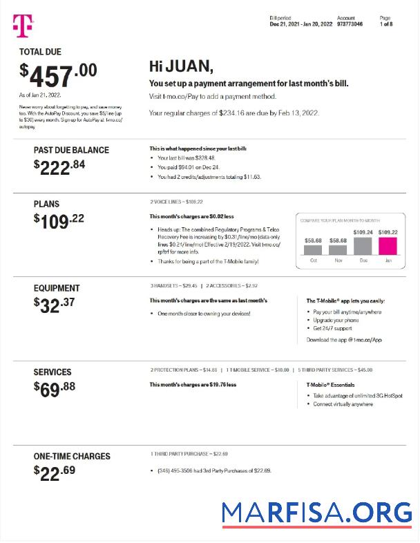 Высокое Качество Нидерланды T MOBILE Счёт за коммунальные услуги Счёт Word and PDF Шаблон