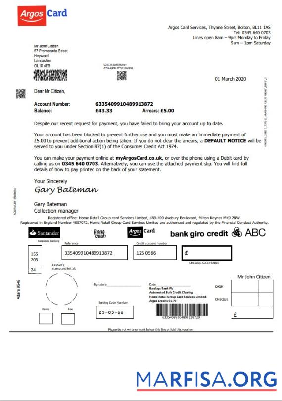 Великобритания Argos Карта in Word and PDF Формат образец